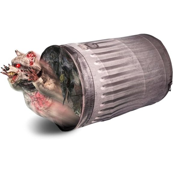 zombie raccoon halloween animatronic